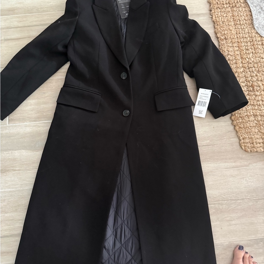Bernardo Black Women's Blazer Coat